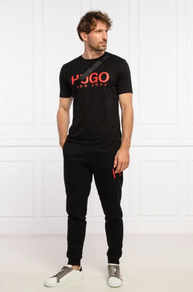 Тениска dolive | Regular Fit HUGO черен