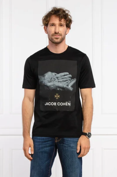 Тениска | Regular Fit Jacob Cohen черен
