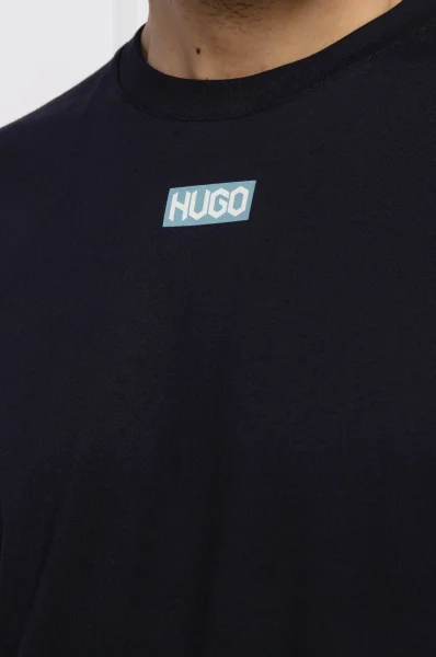 Тениска Durned212 | Regular Fit HUGO тъмносин