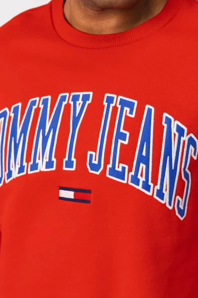 Суитчър/блуза tjm CLEAN COLLEGIATE | Relaxed fit Tommy Jeans червен