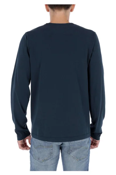 Блуза с дълъг ръкав LOGO BAND GRAPHIC | Regular Fit Tommy Hilfiger тъмносин