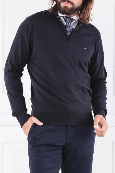 Пуловер | Regular Fit Tommy Hilfiger черен