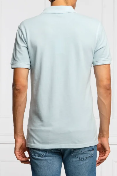 Поло/тениска с яка Prime | Slim Fit | pique BOSS ORANGE небесносин