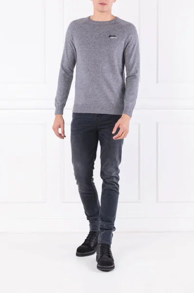 Пуловер ORANGE LABEL | Regular Fit Superdry сив