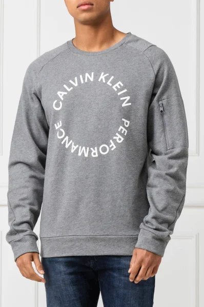 Суитчър/блуза | Regular Fit Calvin Klein Performance сив
