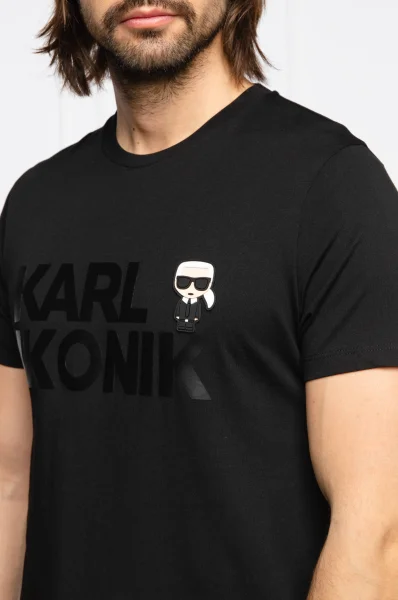 Тениска | Regular Fit Karl Lagerfeld черен