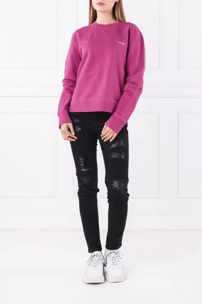 Суитчър/блуза | Regular Fit Calvin Klein малинов