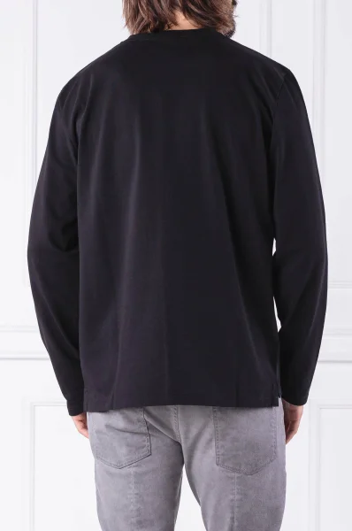 Блуза с дълъг ръкав | Regular Fit Just Cavalli черен