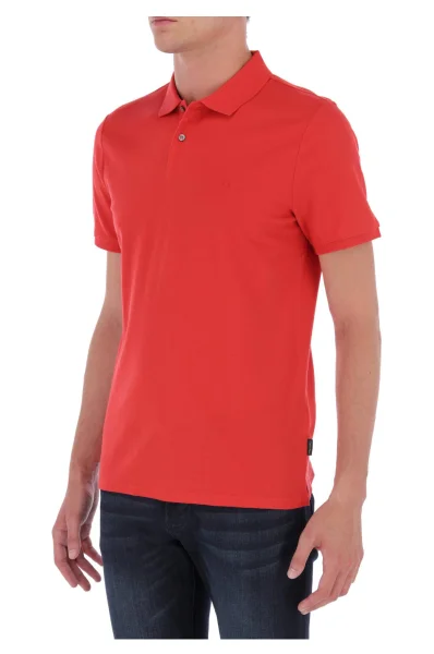 Поло/тениска с яка Jacob | Regular Fit Calvin Klein червен