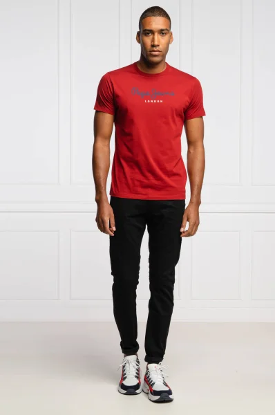 Тениска eggo | Regular Fit Pepe Jeans London бордо
