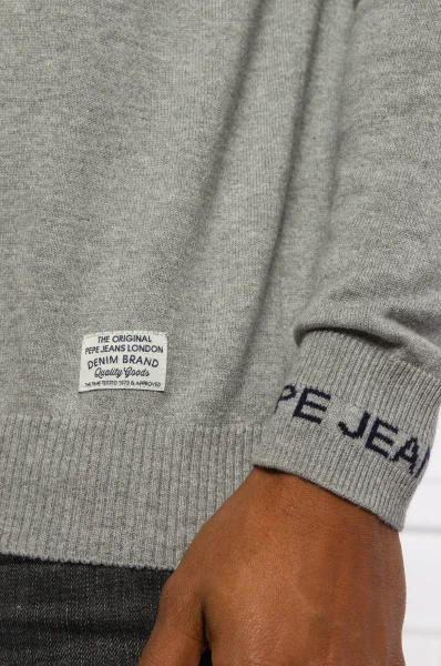 Пуловер | Regular Fit с добавка вълна и кашмир Pepe Jeans London сив
