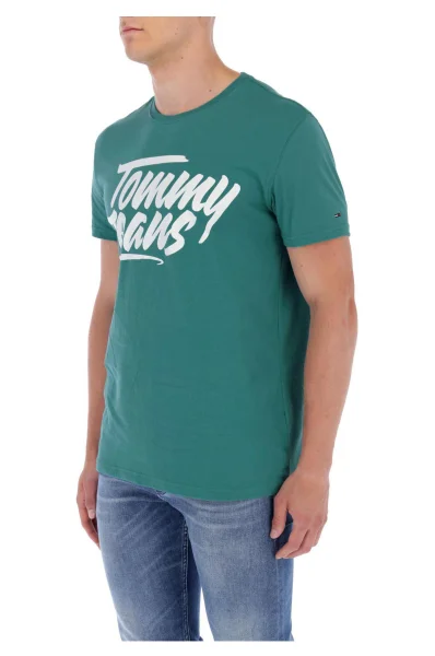 Тениска ESSENTIAL | Regular Fit Tommy Jeans зелен