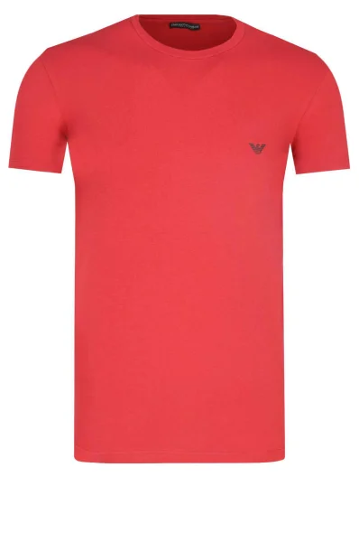 Тениска 2-pack | Regular Fit Emporio Armani червен