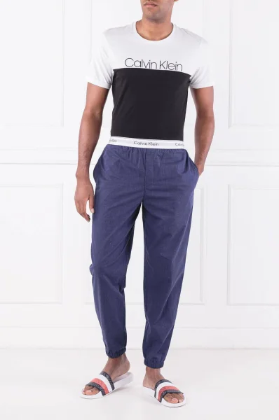 Долнище на пижама | Regular Fit Calvin Klein Underwear тъмносин