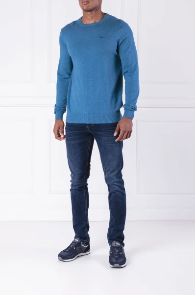 Пуловер barons | Regular Fit Pepe Jeans London син