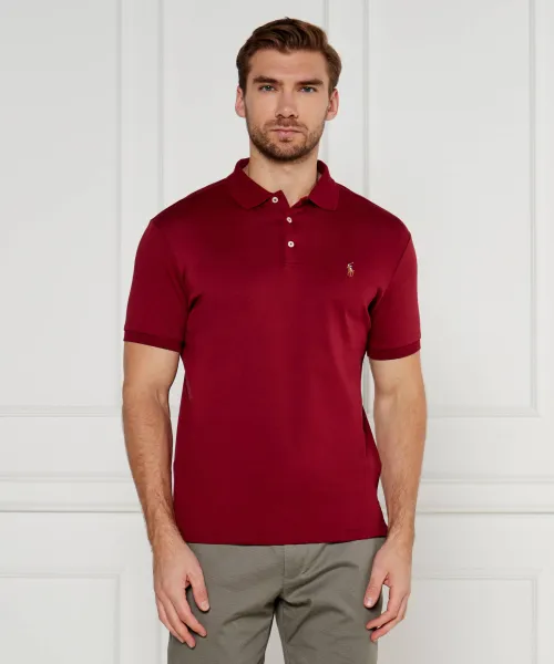 Поло/тениска с яка POLO RALPH LAUREN | бордо Custom slim fit 710704319
