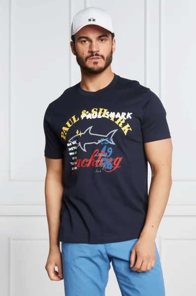 Тениска | Regular Fit Paul&Shark тъмносин