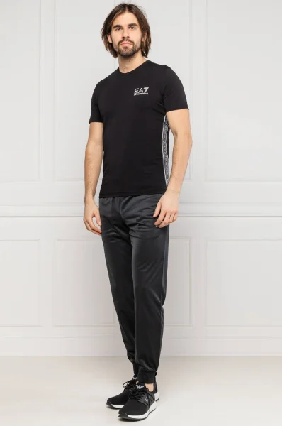 Тениска | Slim Fit EA7 черен