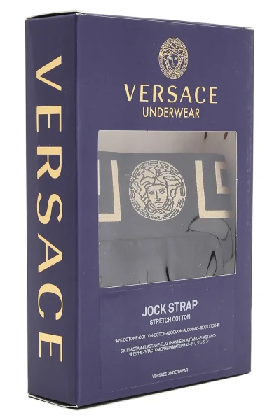 Джокстрап Versace черен