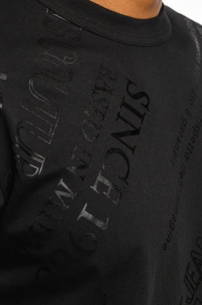 Тениска | Regular Fit Versace Jeans Couture черен