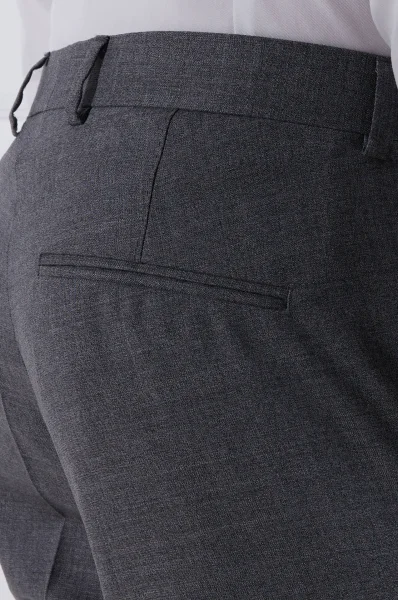 вълнено панталон denz | regular fit Oscar Jacobson графитен