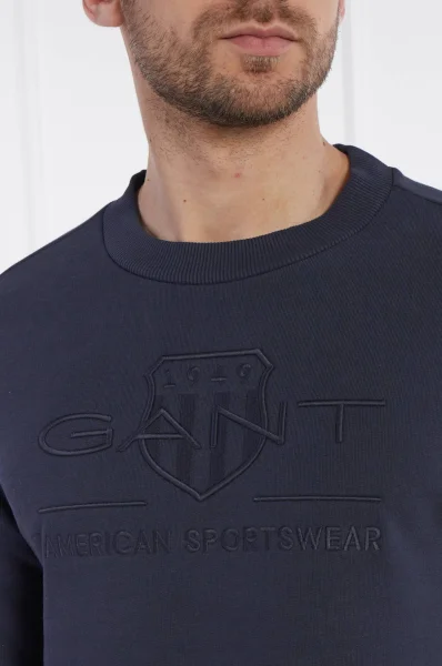 Суитчър/блуза TONAL SHIELD | Regular Fit Gant тъмносин
