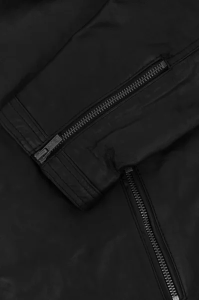 Leather jacket Vincent Pepe Jeans London черен