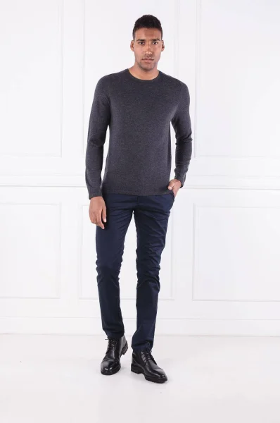 Пуловер | Shaped fit Marc O' Polo графитен