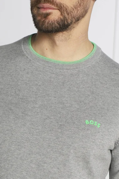 Пуловер Ritom | Regular Fit BOSS GREEN сив