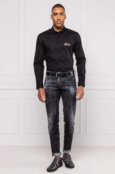 Риза | Regular Fit Versace Jeans Couture черен