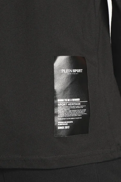 Блуза с дълъг ръкав | Regular Fit Plein Sport черен