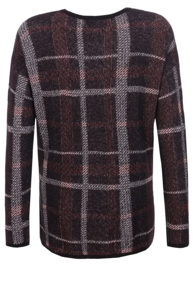 Пуловер Alfonsa | Loose fit | с добавка вълна Desigual бордо