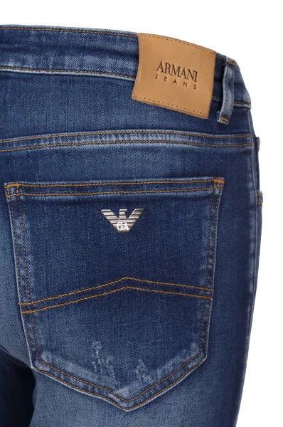 Дънки J10 | Cropped Fit Armani Jeans син