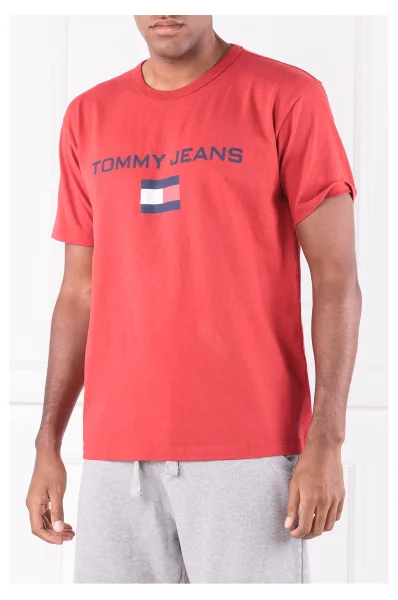 Тениска 90s LOGO | Regular Fit Tommy Jeans червен