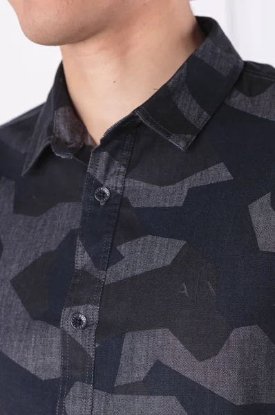 Риза | Regular Fit Armani Exchange сив