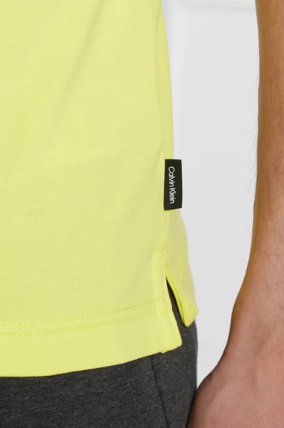 Поло/тениска с яка | Slim Fit Calvin Klein жълт