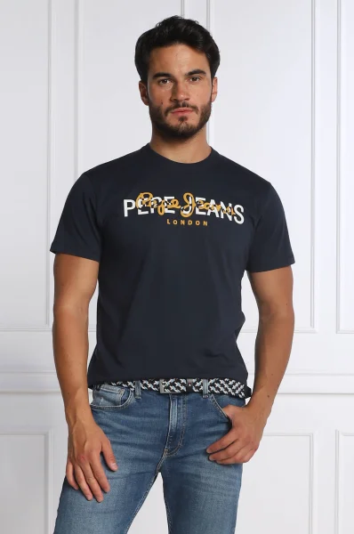 Тениска THIERRY | Regular Fit Pepe Jeans London тъмносин