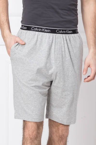 Шорти от пижама Calvin Klein Underwear пепеляв
