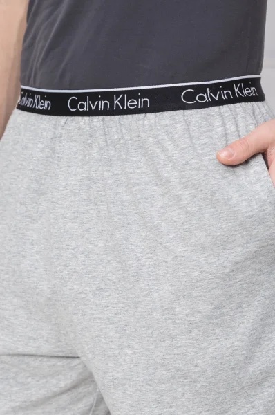 Шорти от пижама Calvin Klein Underwear пепеляв