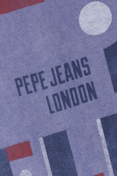T-Shirt Chalk Pepe Jeans London син