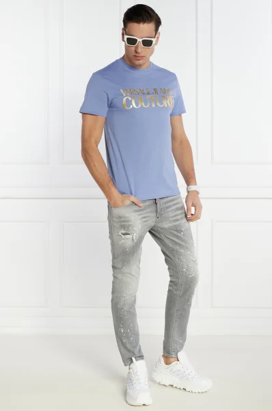 Тениска MAGLIETTA | Slim Fit Versace Jeans Couture син