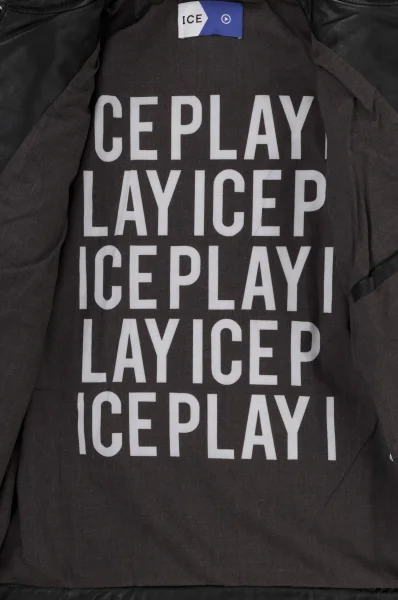 Leather jacket Ice Play черен