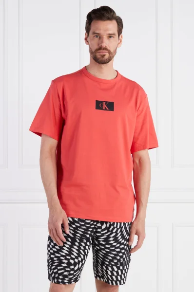Пижама | Regular Fit Calvin Klein Underwear оранжев
