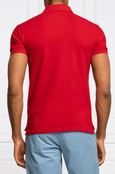 Поло/тениска с яка | Slim Fit | basic mesh POLO RALPH LAUREN червен