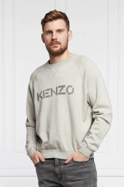Вълнен пуловер | Regular Fit Kenzo сив