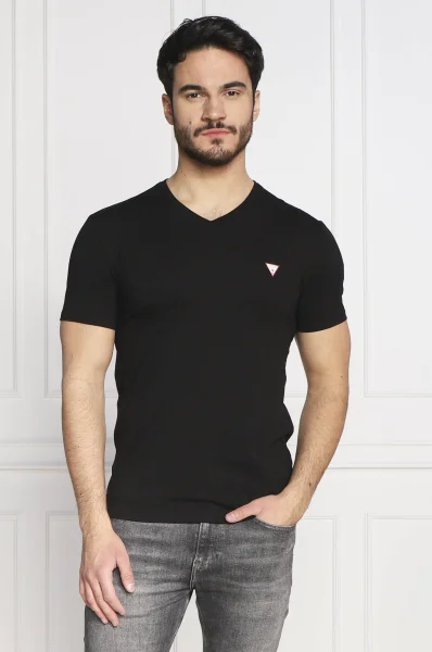 Тениска CORE | Extra slim fit GUESS черен