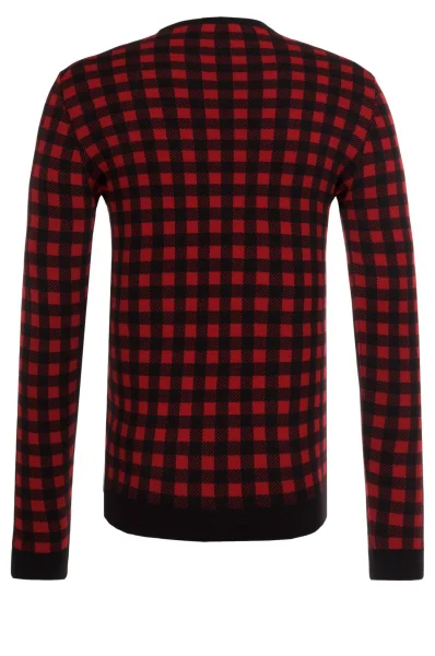 Woollen sweater Palino BOSS BLACK червен