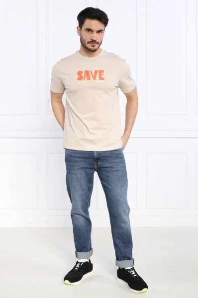 Тениска BATU | Regular Fit Save The Duck бежов