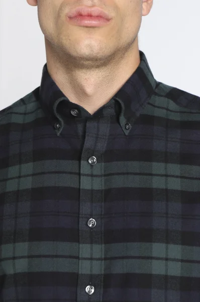 Риза Brushed | Slim Fit Oscar Jacobson черен