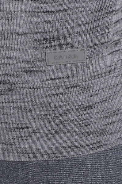 вълнен пуловер | regular fit Calvin Klein сив